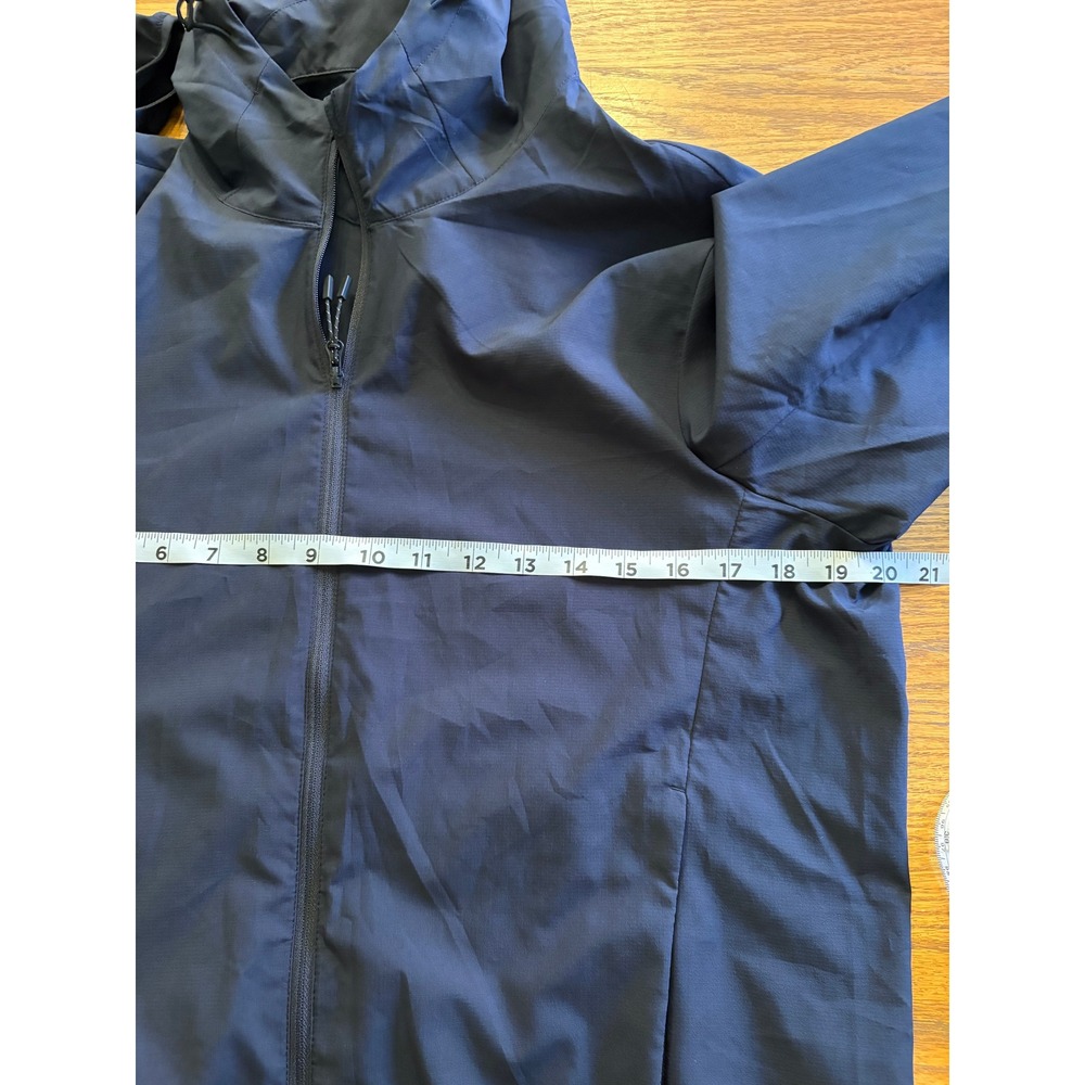 Uniqlo Mens Pocketable Parka Black Lightweight Hooded Windbreaker Jacket S - Picture 5 of 8
